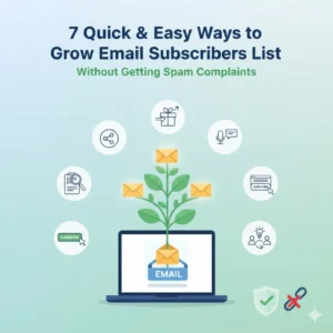 grow email subscribers without spam featured image
